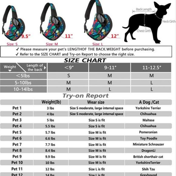 🐶Pet Dog & Cat Sling Carrier Breathable Mesh Travel Safe Sling Bag🐶NWT - Picture 7 of 7